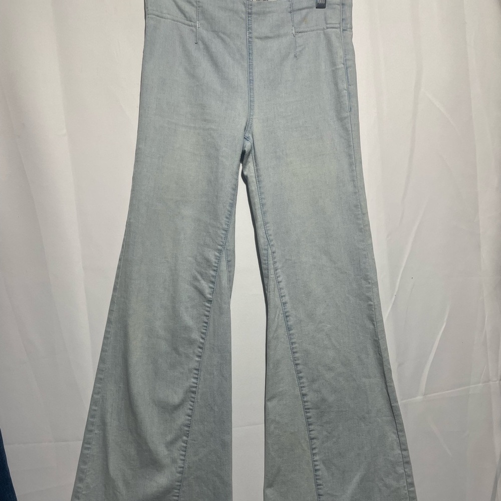 Free People Light Blue Flare Jeans size 25 #61855